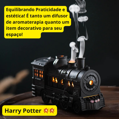 Trem aromatizador umidificador - Harry potter